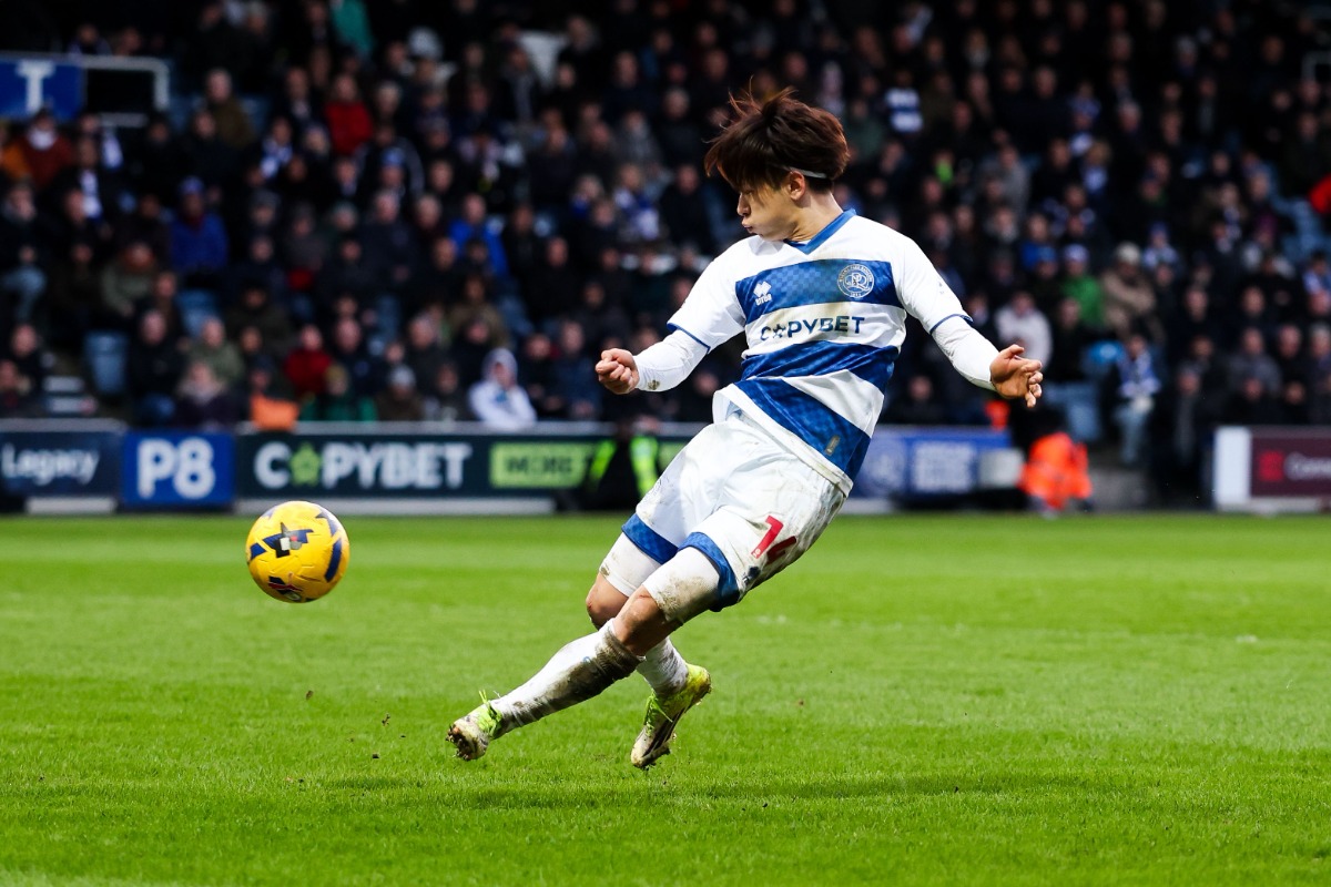 斎藤光毅がブラックバーン戦でゴールを決めた【写真:REX/アフロ】