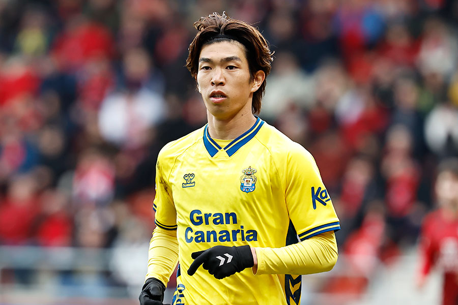 ラス・パルマスで初先発のFW宮代大聖【写真:アフロ】