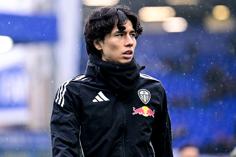 地元メディアから低評価を付けられたリーズ・ユナイテッドMF田中碧【写真:REX/アフロ】