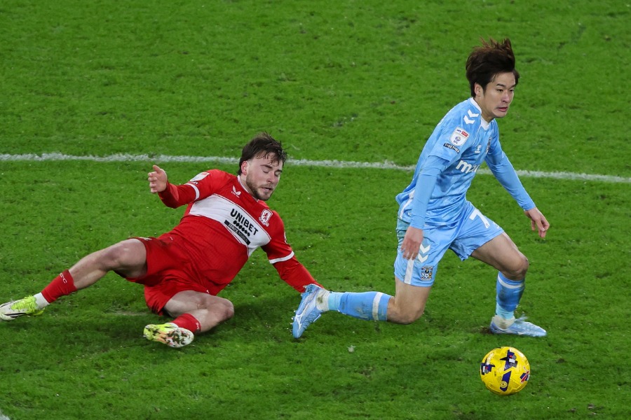 コベントリー・シティの坂元達裕【写真：REX/アフロ】