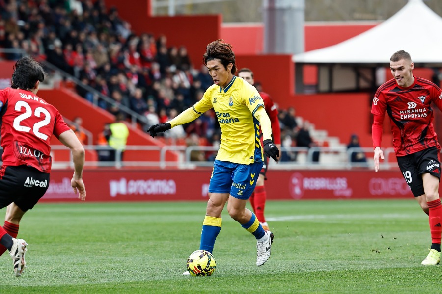 ラス・パルマスの宮代大聖【写真：写真：ムツ・カワモリ/アフロ】