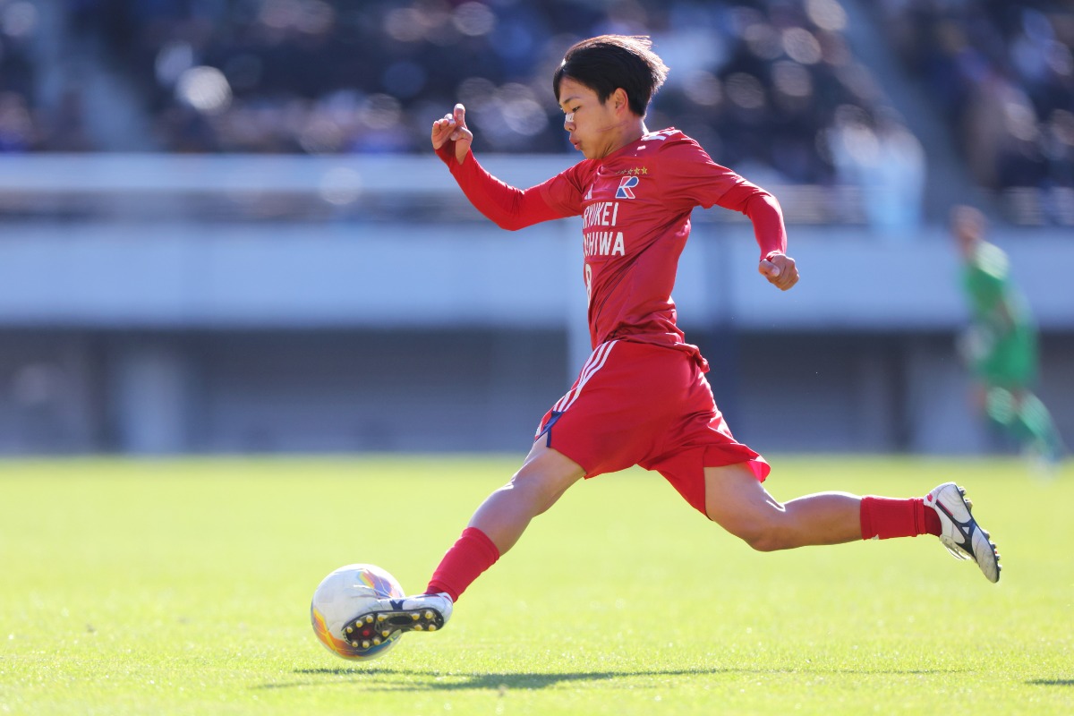 流通経済大柏時代の富山・亀田歩夢【写真:西村尚己/アフロスポーツ】