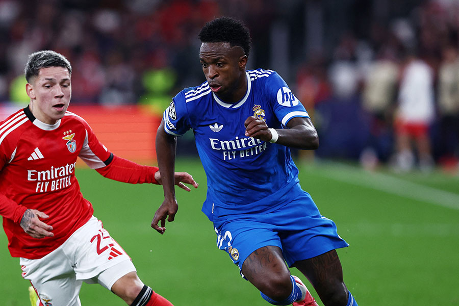 レアルFWヴィニシウスのゴールが話題【写真：ロイター】