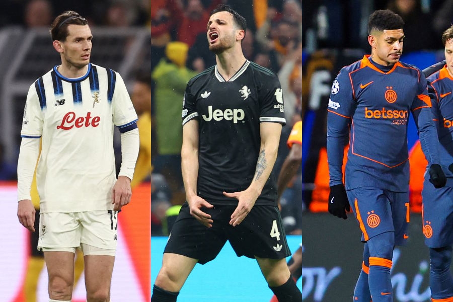 イタリア勢がCLで全滅危機【写真:ロイター】