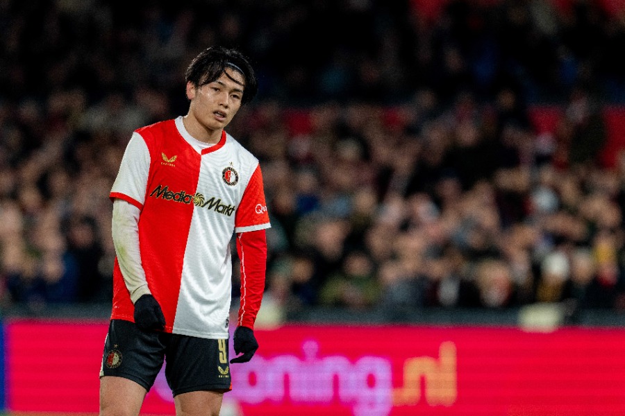 フェイエノールの上田綺世【写真：Pro Shots/アフロ】