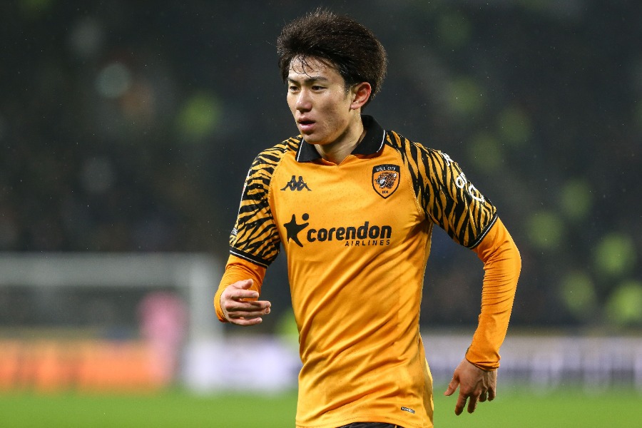 ハル・シティでプレーする平河悠【写真:REX/アフロ】