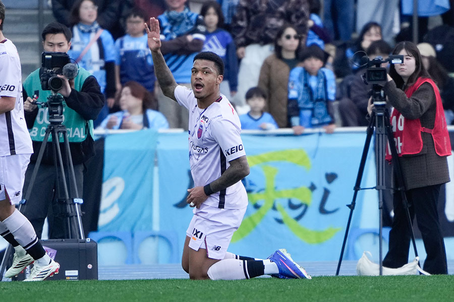 川崎戦で圧巻パフォーマンスを見せたマルセロ・ヒアン【写真:増田美咲】