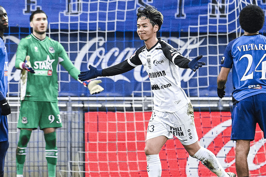 伊藤涼太郎が今季7ゴール目を決めた【写真：(C) STVV】