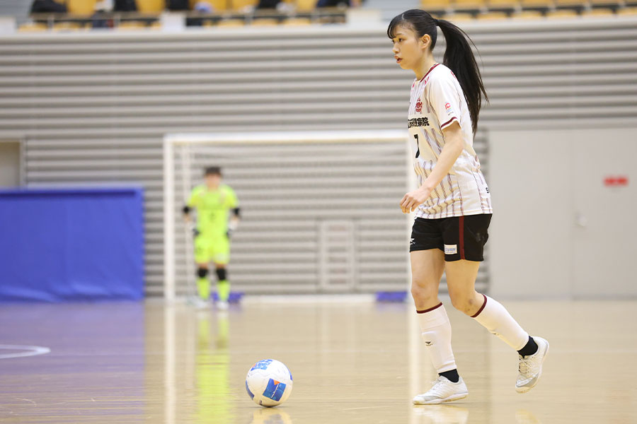 女子フットサル代表の追野沙羅【写真：河合 拓】