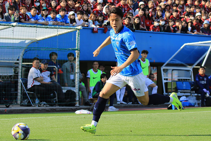 栃木シティ戦で4ゴールを決めた駒沢直哉（写真は昨季）【写真：Noriko NAGANO】
