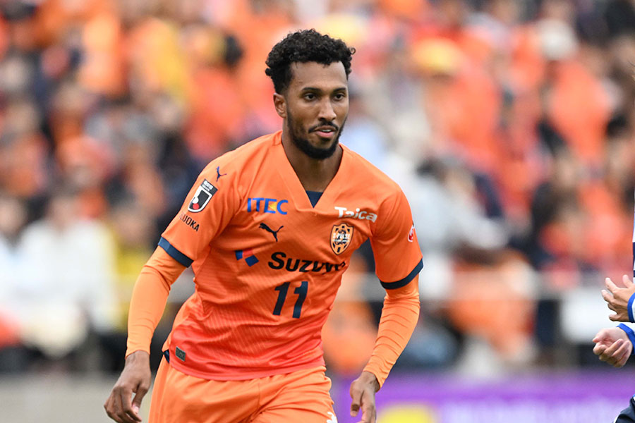 2024年に清水でプレーしたルーカス・ブラガ【写真：徳原隆元】