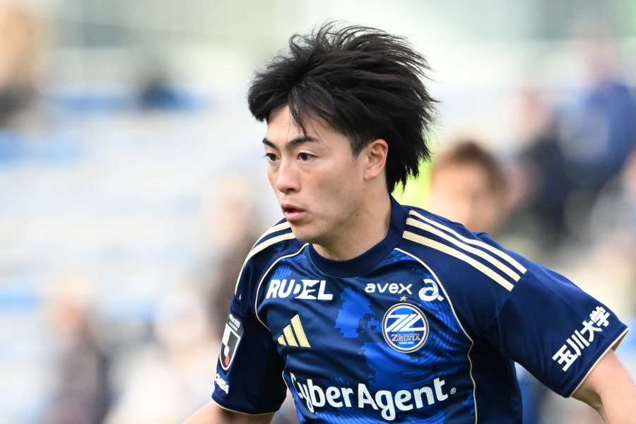 町田でプレーする相馬勇紀【写真：徳原隆元】