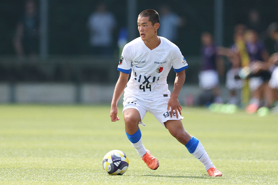 鹿島ユースの滝澤周生【写真：森田直樹/アフロスポーツ】