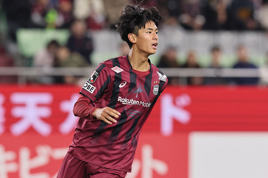 神戸の山田海斗がJ初先発【写真：柳瀬心祐】