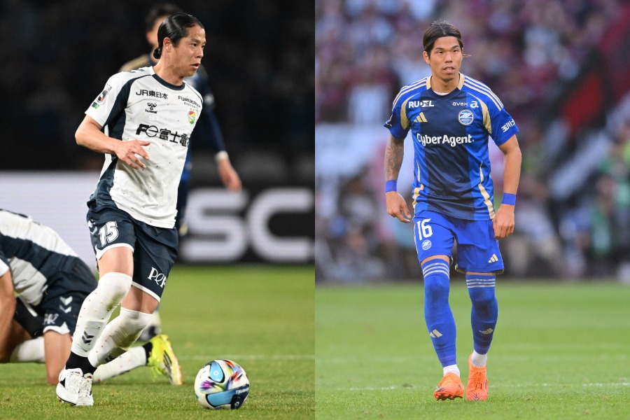 千葉・前貴之(左)と町田・前寛之【写真:徳原隆元、アフロ】