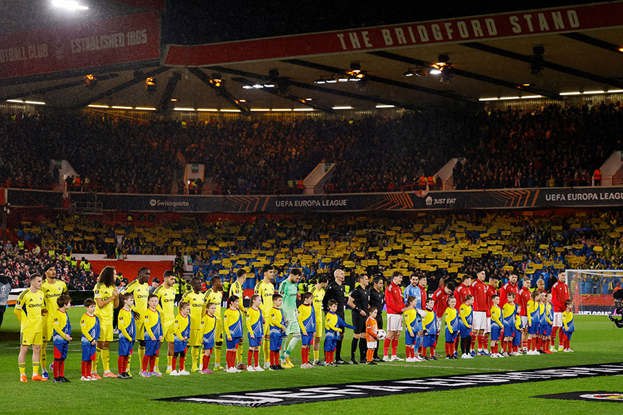 ELの試合で問題が逮捕者が出た【写真：ロイター】