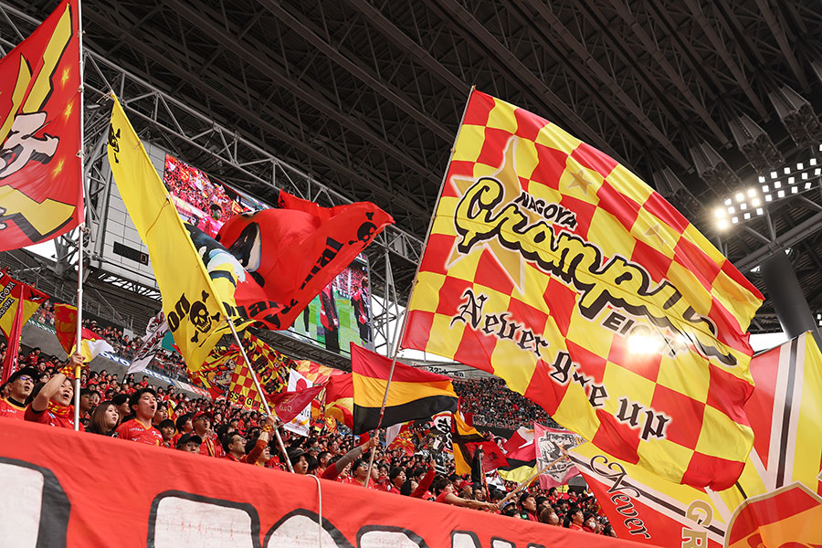 名古屋のユニフォームに脚光【写真：柳瀬心祐】