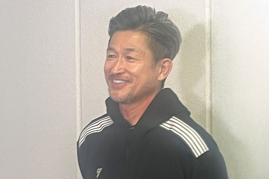 カズの59歳初出場はお預けに【写真：荻島弘一】