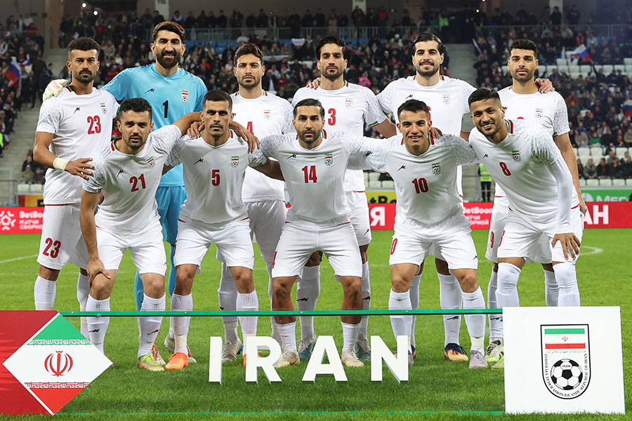 イラン代表のW杯参戦が不透明に【写真：AP/アフロ】