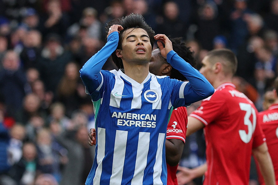 ブライトンの三笘薫【写真：ロイター】