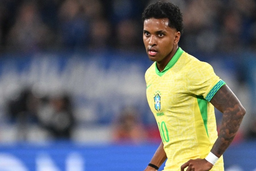 ブラジル代表のロドリゴ【写真：徳原隆元】