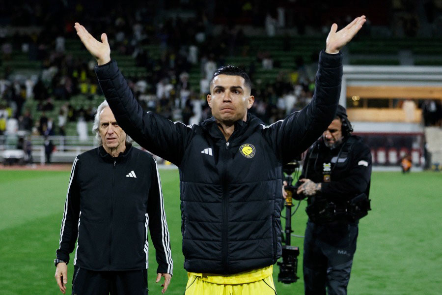 サウジアラビア1部アル・ナスル所属のポルトガル代表FWクリスティアーノ・ロナウド【写真：ロイター】