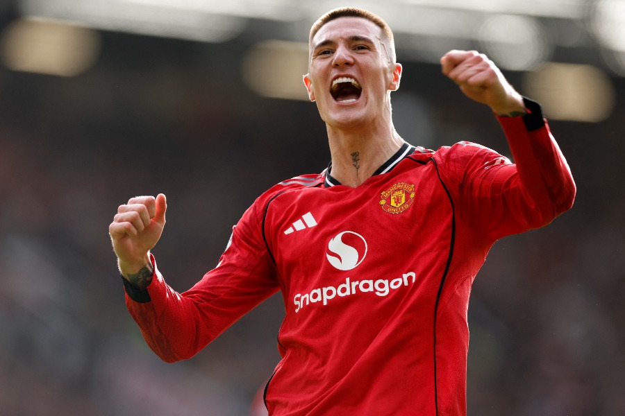 マンチェスターユナイテッドのベンヤミン・シェシュコ【写真：ロイター】