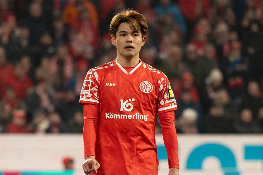 マインツで活躍する佐野海舟【写真：菅原敬太】