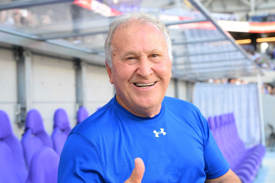 鹿島の“レジェンド”ジーコ氏【写真：徳原隆元】