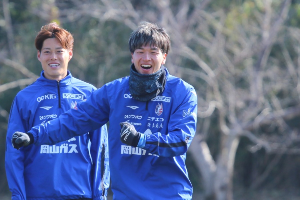 今季からファジアーノ岡山に加入した河野孝汰【写真：寺田弘幸】