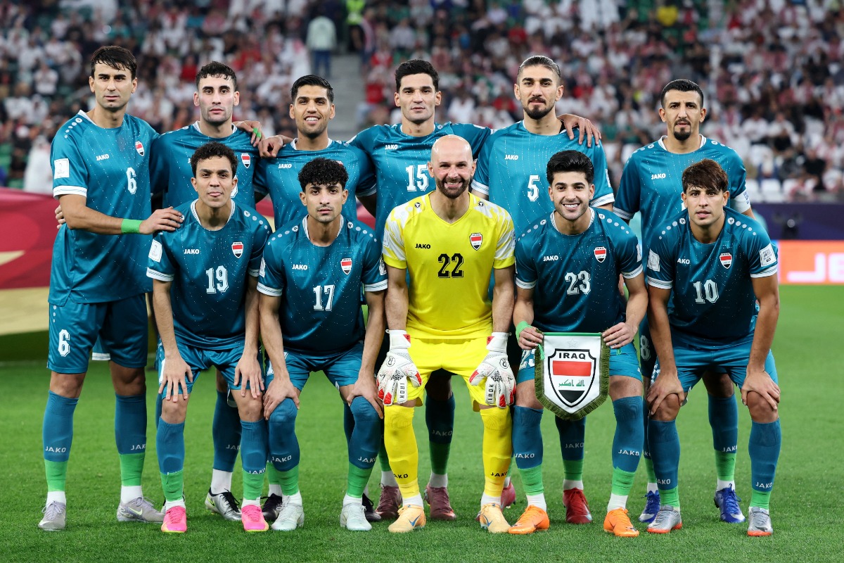 W杯プレーオフを控えるイラク代表【写真：ロイター/アフロ】