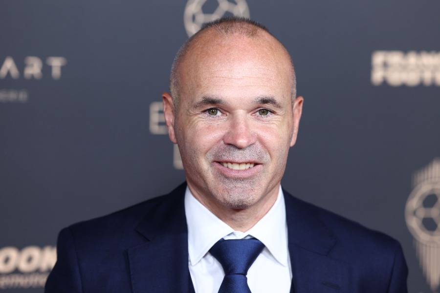 元スペイン代表のイニエスタ【写真：REX/アフロ】