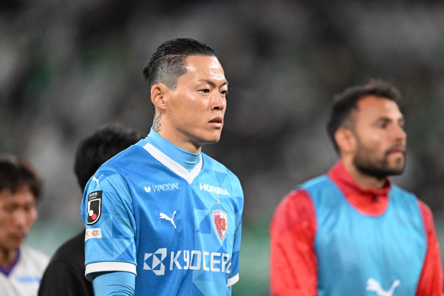 ACLEでヴィッセル神戸と対戦したク・ソンユン【写真：徳原隆元】