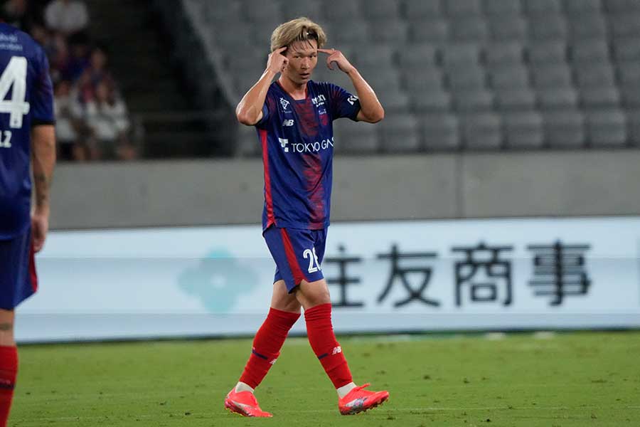 FC東京の長倉幹樹が今季初ゴール【写真：増田美咲】