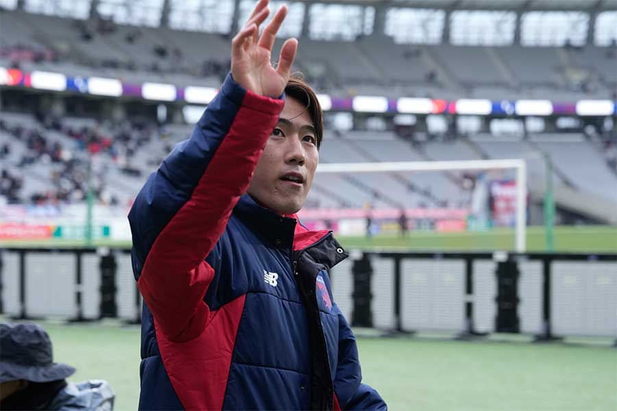 FC東京の佐藤龍之介【写真：増田美咲】