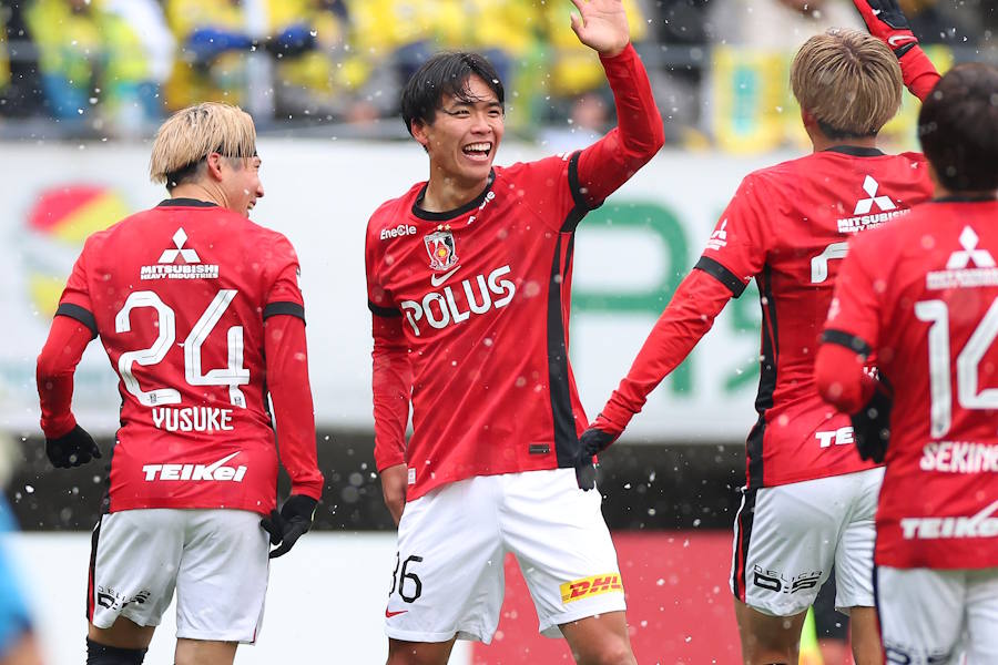 肥田野蓮治がゴール【写真：アフロスポーツ】