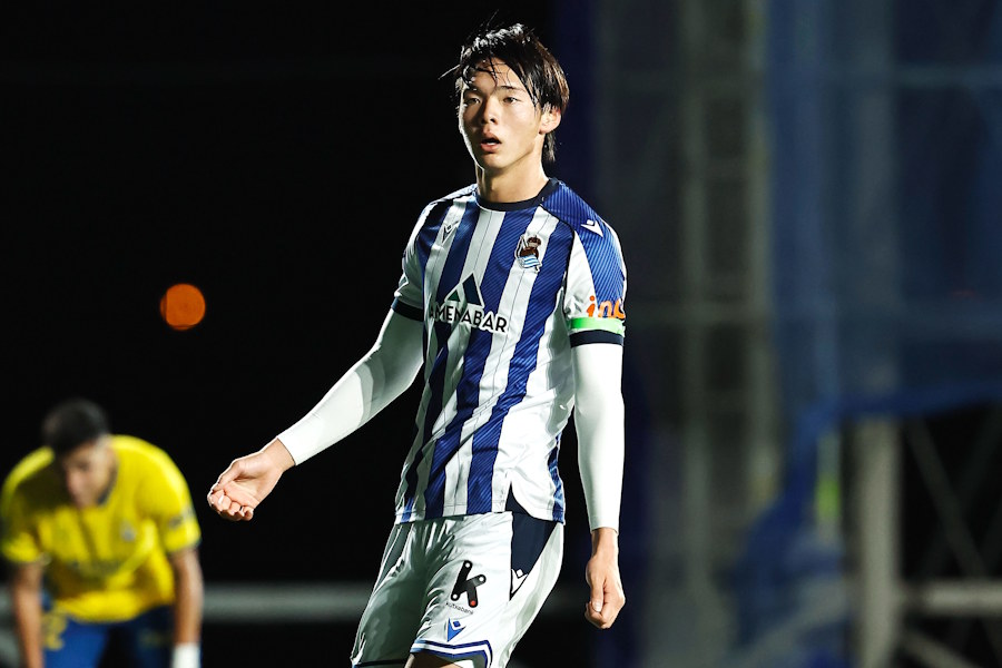 ソシエダBでプレーする喜多壱也【写真：ムツ・カワモリ/アフロ】