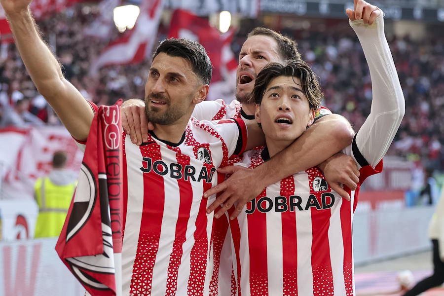 鈴木唯人がレバークーゼン戦でゴール【写真：アフロ】