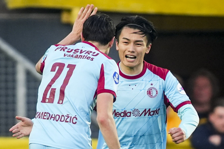 上田綺世が3か月ぶり2ゴール【写真:ANP Photo/アフロ】