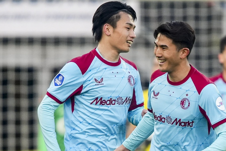 フェイエノールトの上田綺世【写真：ANP Photo/アフロ】