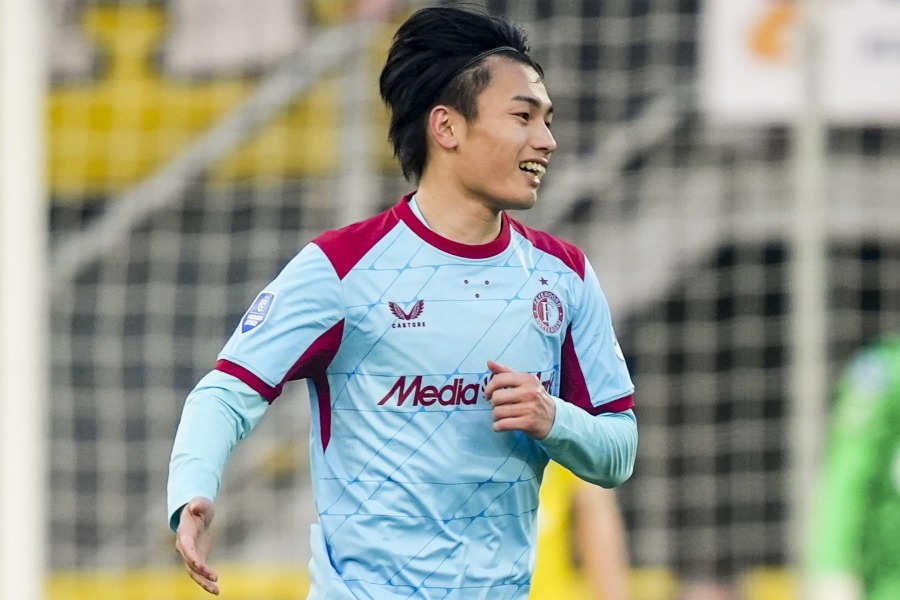 フェイエノールトの上田綺世【写真：ANP Photo/アフロ】