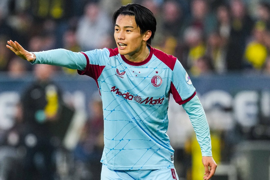 フェイエノールトの上田綺世【写真：アフロ】