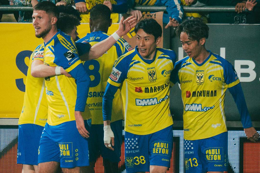 プレーオフ進出を決め、好調のシント＝トロイデン【写真：(C) STVV】