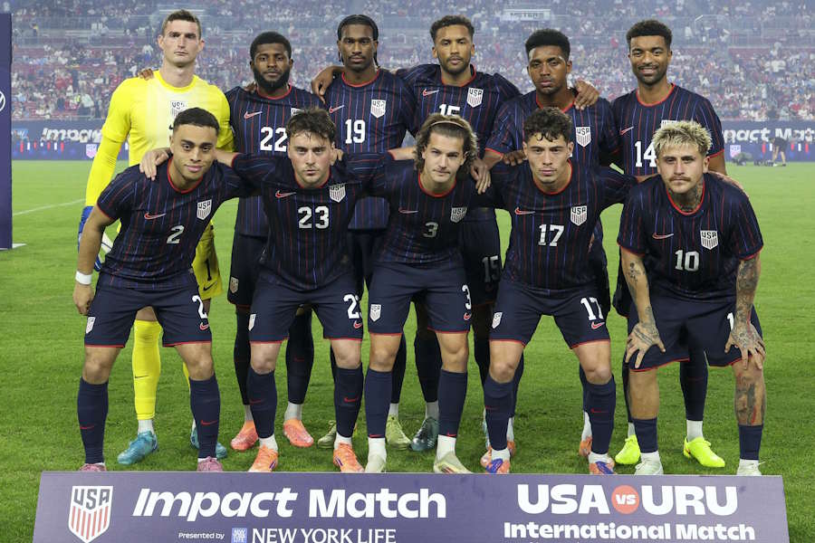 アメリカ代表が新ユニを発表【写真：Imagn/ロイター/アフロ】