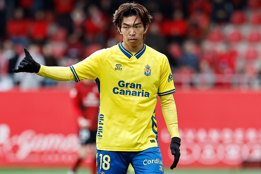 ラス・パルマスの宮代大聖【写真：ムツ・カワモリ/アフロ】