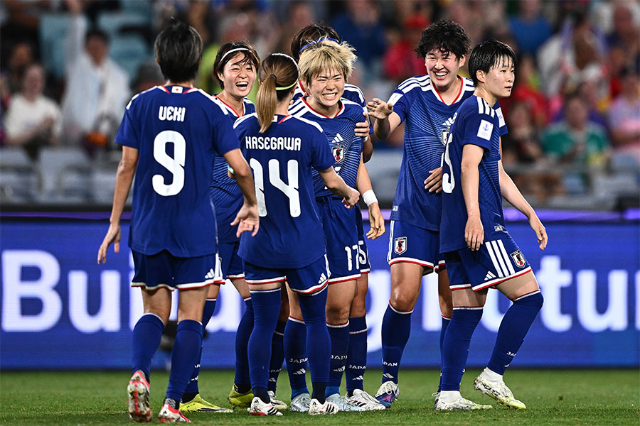 なでしこジャパンが韓国に勝利して決勝進出を決めた【写真：AAP/アフロ】
