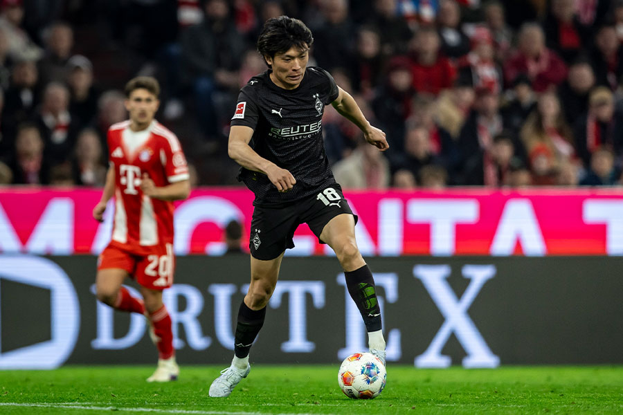 今季からボルシアMGでプレーする町野修斗【写真：クラブ提供】