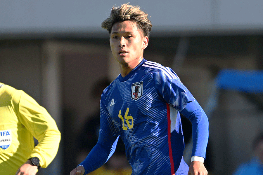 U-23日本代表に選出された松木玖生【写真：徳原隆元】