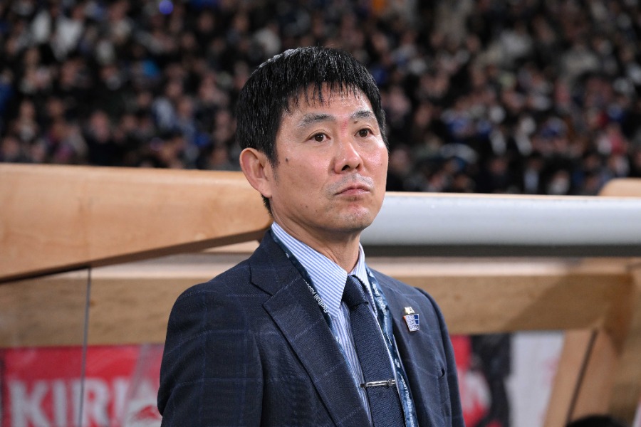 日本代表を率いる森保一監督【写真:徳原隆元】