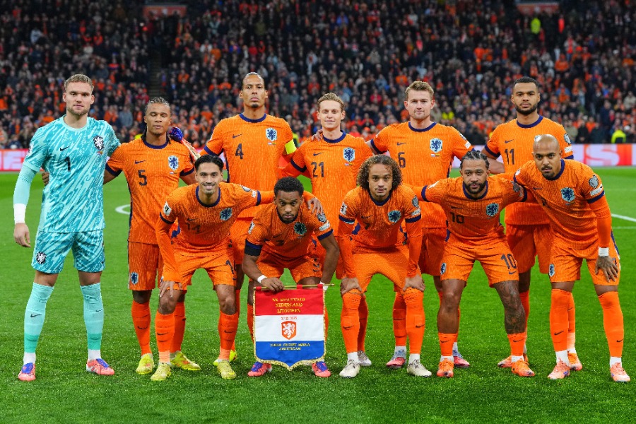 オランダ代表が国際親善試合に向けてメンバーを発表【写真：AP/アフロ】